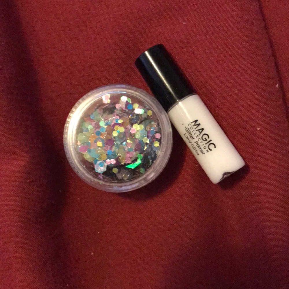 Glitter and glitter primer